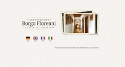 Desktop Screenshot of borgofloreani.it